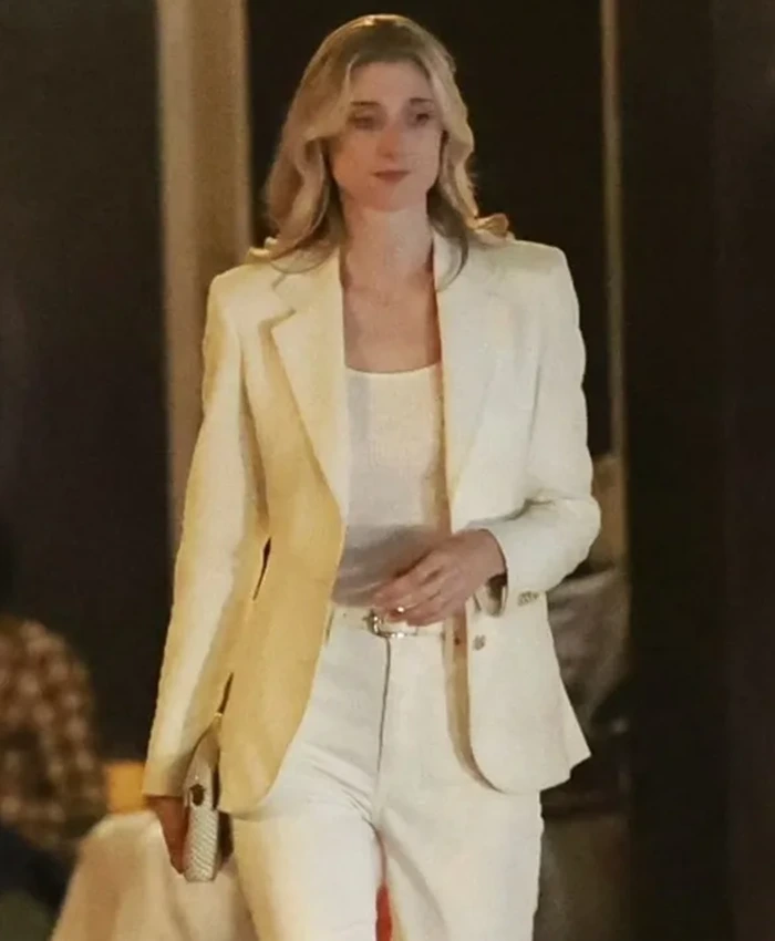 Elizabeth Debicki The Adventures of Cliff Booth White Blazer