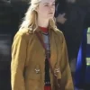 Elle Fanning Margo’s Got Money Troubles Brown Jacket