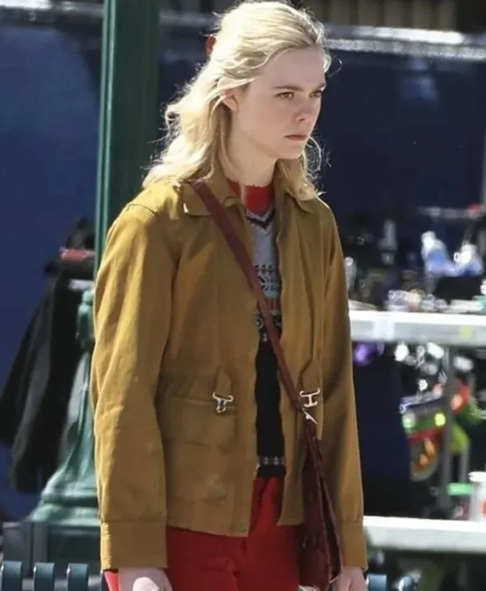 Elle Fanning Margo’s Got Money Troubles Brown Jacket For Sale