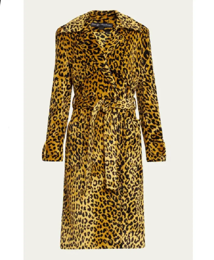 Emerald Greene Alls Fair S01 Leopard Coat For Sale