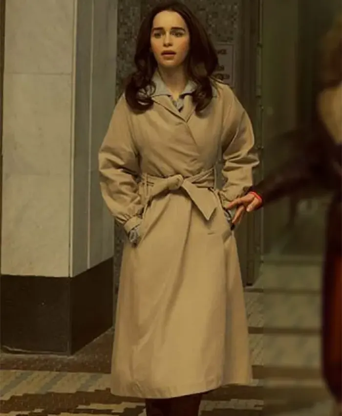 Emilia Clarke Ponies S01 Trench Coat