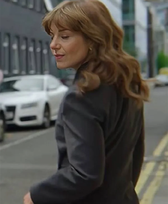 Emily Hunter The Revenge Club S01 Grey Blazer For Sale