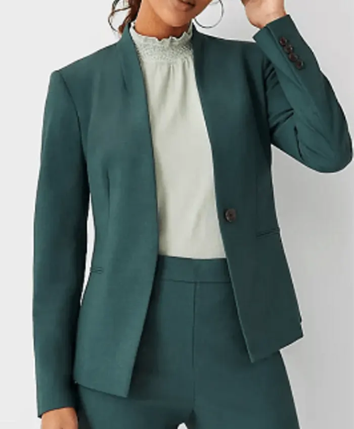 Emily Lane Mistletoe Murders S02 Green Blazer For Sale