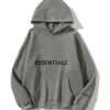 Essentials Grey Pullover Hoodie