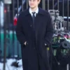 Evan Peters The Beauty Black Wool Coat