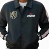 F1 Las Vegas Grand Prix 2025 Black Satin Racing Bomber Jacket On Sale