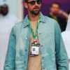 F1 Qatar Grand Prix 2025 Novak Djokovic Blue Jacket