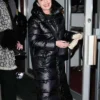 Fran Drescher NYC 2025 Black Puffer Coat For Sale