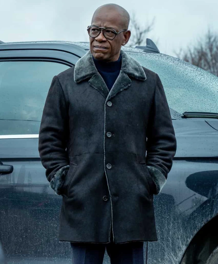 Frank Moses Mayor of Kingstown S04 Sherpa Collar Coat