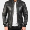 Full Grain Leather Bomber Jacket Style 3