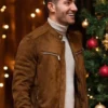 Garrett Marcantel 12 Dates of Christmas Brown Jacket