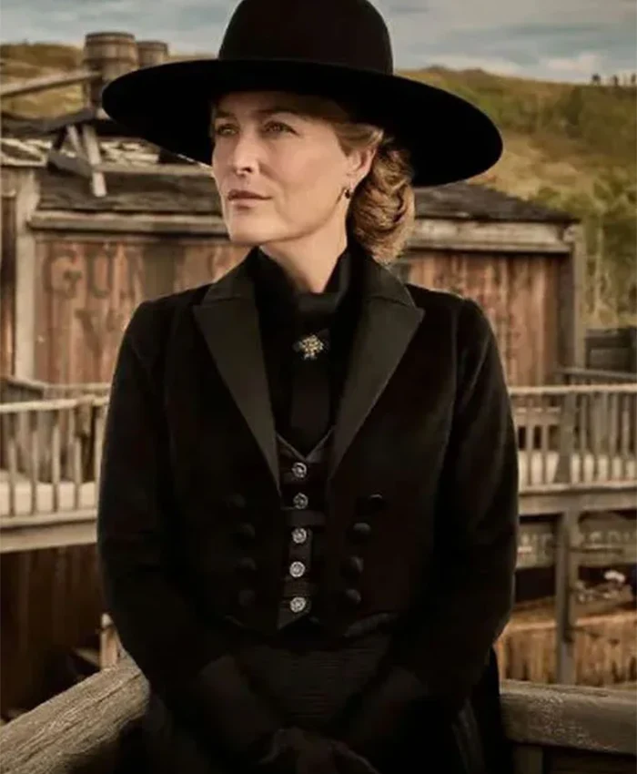 Gillian Anderson The Abandons Black Tailcoat