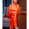 Gwyneth Paltrow Late Night With Seth Meyers Orange Jacket For Sale