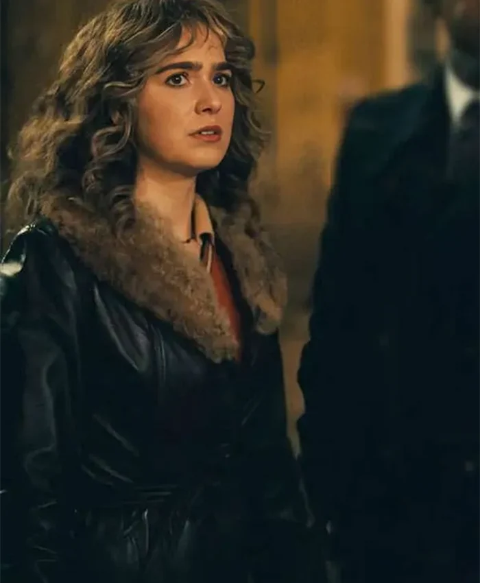 Haley Lu Richardson Ponies S01 Shearling Leather Jacket