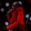 Halftime Show Christmas 2025 Snoop Dogg Red Coat- Left