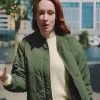 Hannah Fry TV Series The Infinite Explorer with Hannah Fry 2025 Green Bomber Jacket