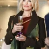 Hannah Waddingham The Woman in Cabin 10 Wool Coat