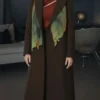 Hannah Waddingham The Woman in Cabin 10 Wool Coat For Sale