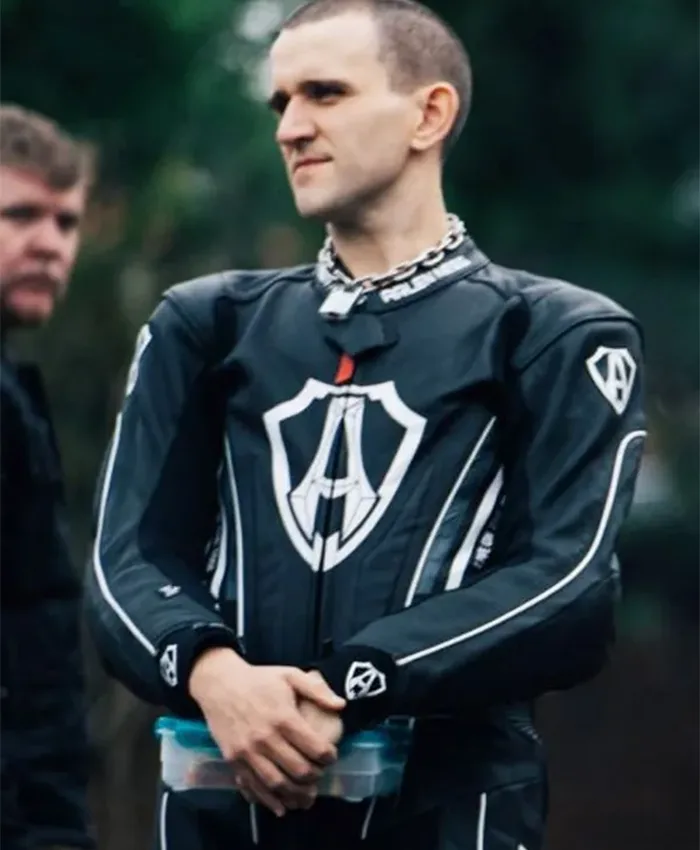 Harry Melling Pillion Racing Leather Jacket