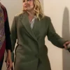 Hayden Panettiere Sleepwalker Green Wool Coat