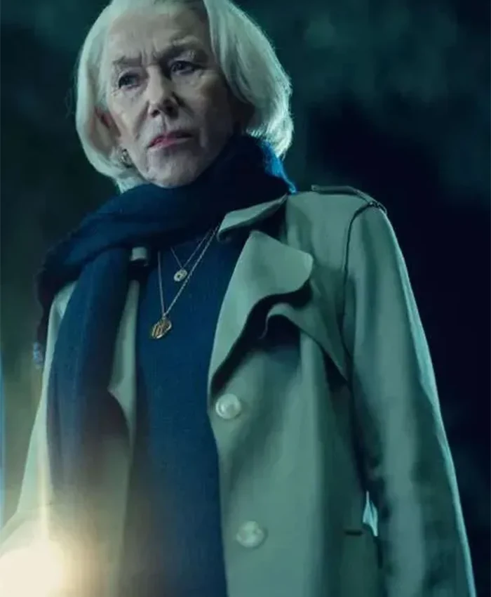 Helen Mirren The Thursday Murder Club Coat