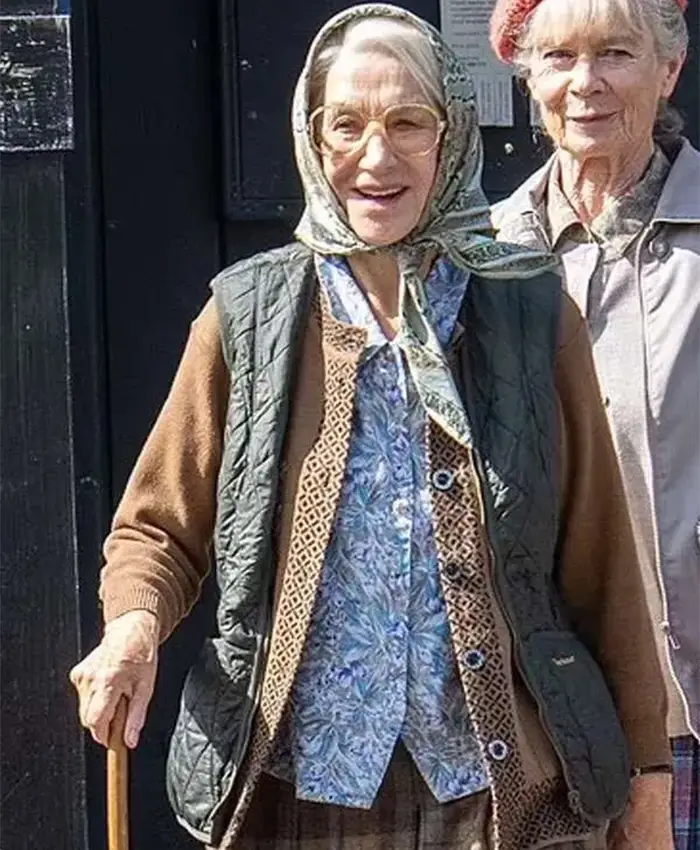 Helen Mirren The Thursday Murder Club Quilted Vest