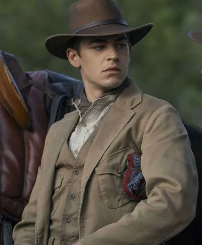 Hero Fiennes Tiffin Young Sherlock Brown Blazer