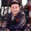 Hogan’s Heroes Bob Crane Black Leather Bomber Jacket