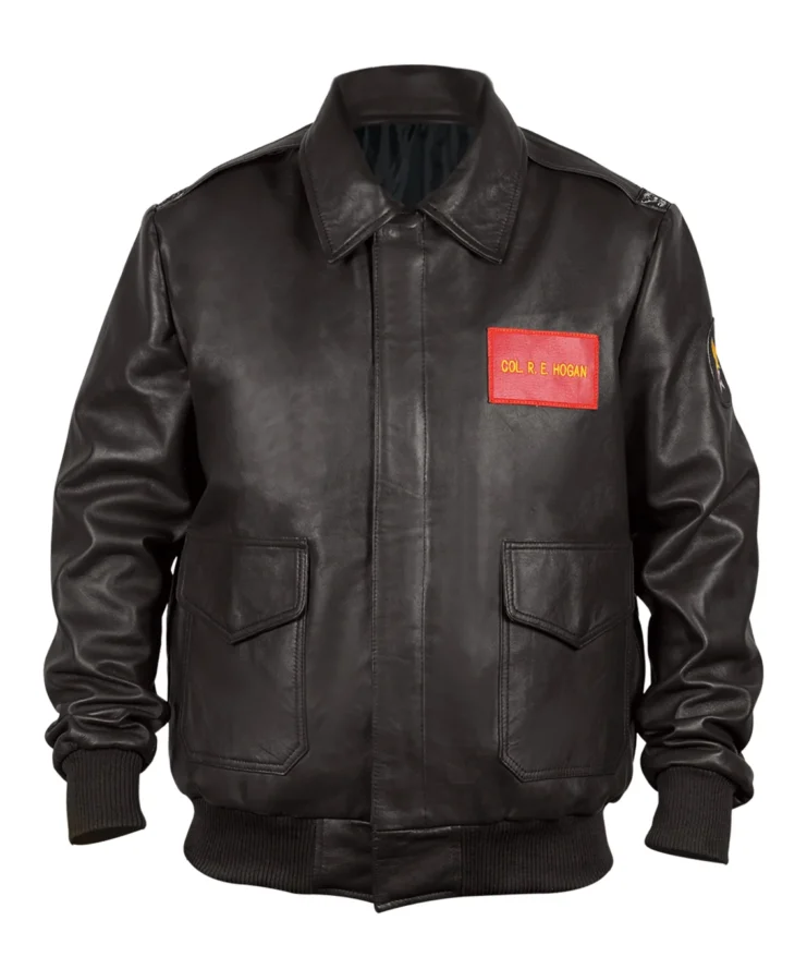 Hogan’s Heroes Bob Crane Black Leather Jacket