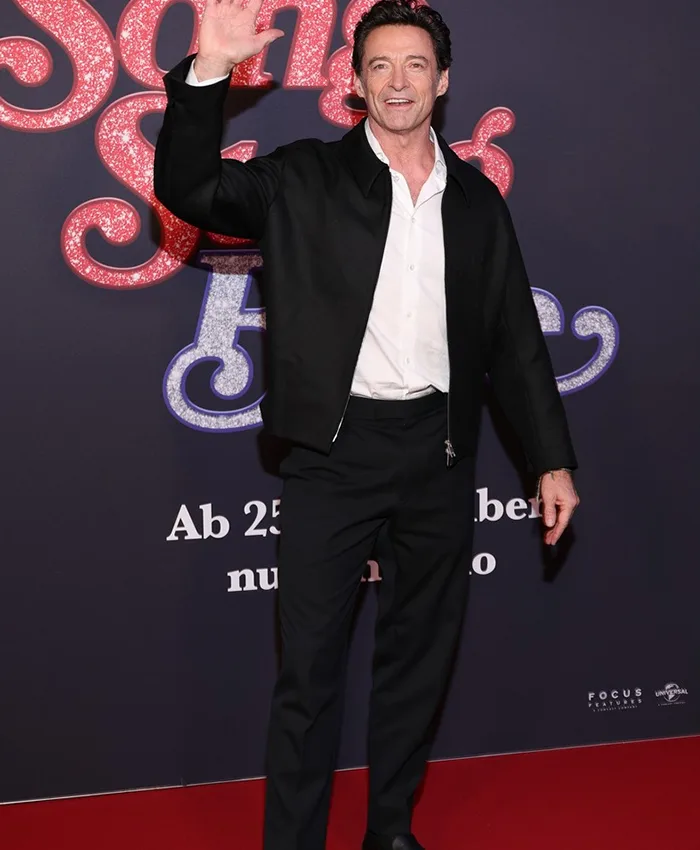 Hugh Jackman Song Sung Blue Black Jacket For Sale