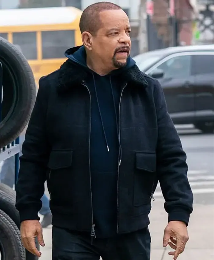 Ice T Law and Order SVU Black Jacket