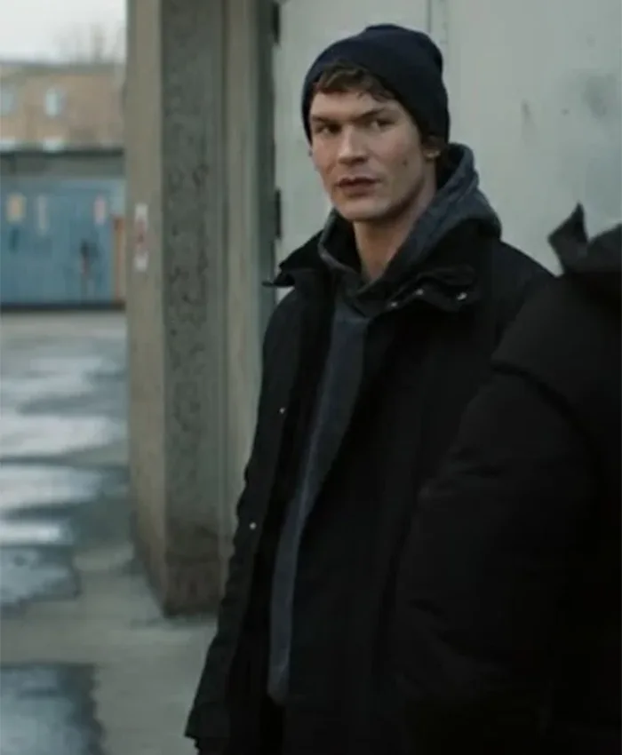 Ilya Rozanov Heated Rivalry Black Coat