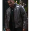 Izaiah Hawthorne Beyond the Gates Brown Leather Jacket