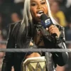 Jade Cargill Smackdown 2025 Black Leather Jacket