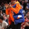 Jalen Brunson New York Knicks Blue Puffer Vest