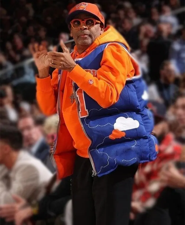 Jalen Brunson New York Knicks Blue Puffer Vest