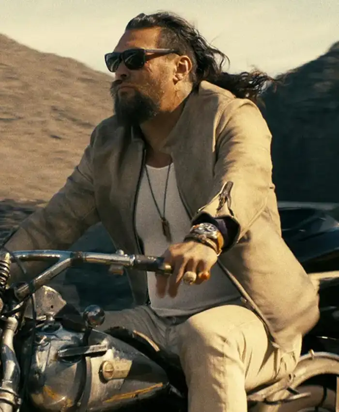 Jason Momoa The Wrecking Crew Suede Jacket