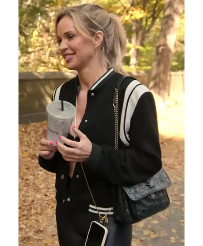 Jess Taylor Owning Manhattan S02 Black Bomber Jacket