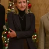Jessy Schram A Suite Holiday Romance Grey Blazer