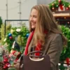 Jill Wagner Christmas at the Inn Grey Wool Coat For Sale