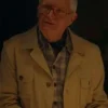Jim Broadbent Jay Kelly Beige Cotton Jacket For Sale
