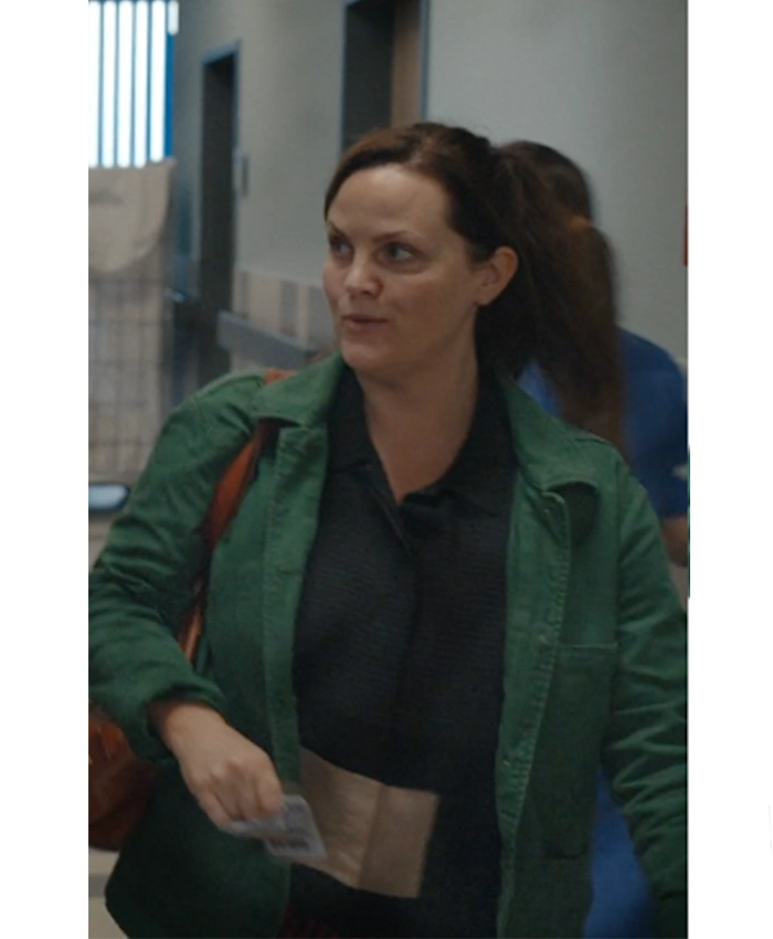 Jo Joyner Little Disasters S01 Green Cotton Jacket