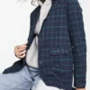 Jo Joyner Little Disasters S01 Navy Checked Blazer For Sale