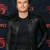 Joe Keery Stranger Things Premiere Leather Jacket
