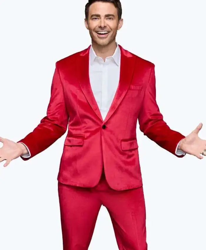 Jonathan Bennett Finding Mr Christmas Red Suit
