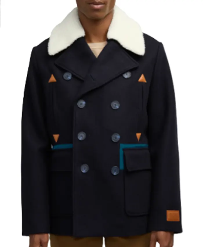 Jonathan Bennett Finding Mr Christmas S02 Sherpa Coat For Sale