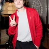 Josh Hutcherson Marty Supreme Event Red Jacket