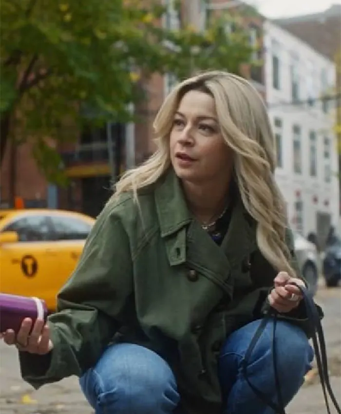 Julia Chan Ripple S01 Green Coat For Sale