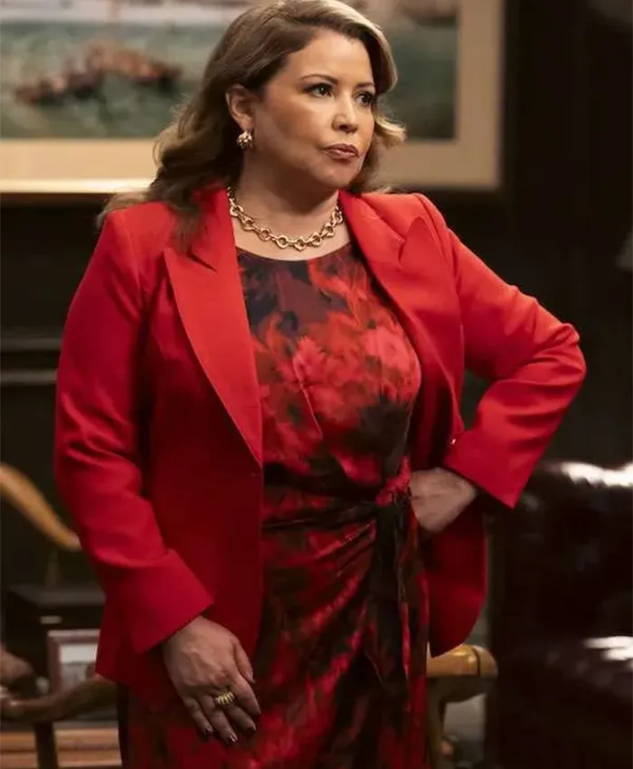 Justina Machado Matlock S02 Red Blazer