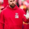 Kansas City Chiefs Travis Kelce 87 Red Hoodie